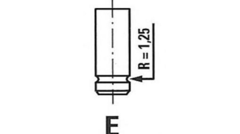 Supapa evacuare Ford ESCORT Mk V Cabriolet (ALL) 1990-1992 #2 013VA30793100