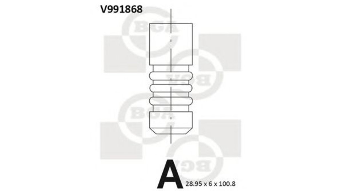 Supapa evacuare SUZUKI JIMNY (FJ) (1998 - 2016) BGA V991868 piesa NOUA