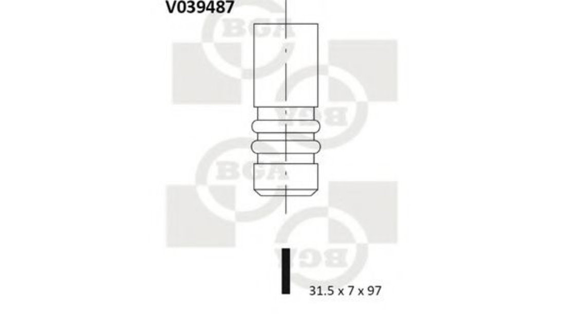 Supapa evacuare VW PASSAT (3B2) (1996 - 2001) BGA V039487 piesa NOUA