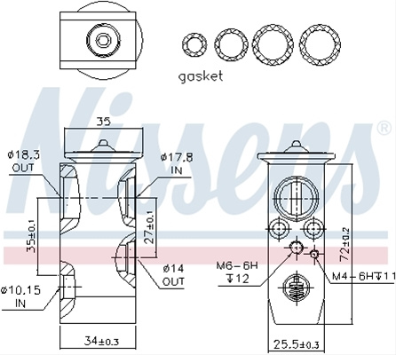 Supapa Expansiune Ac/ Nissens Nissan 999279