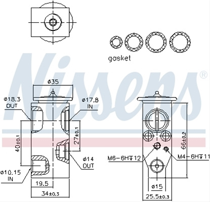 Supapa Expansiune Ac/ Nissens Nissan 999366