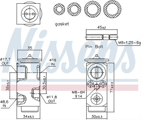 Supapa Expansiune Ac/ Nissens Opel 999286