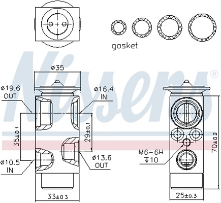 Supapa Expansiune Ac/ Nissens Opel 999352