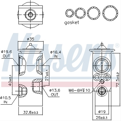 Supapa Expansiune Ac/ Nissens Opel 999355