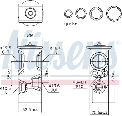 Supapa Expansiune Ac/ Nissens Peugeot 999289