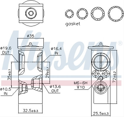 Supapa Expansiune Ac/ Nissens Peugeot 999289