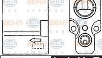 Supapa expansiune, clima (8UW351234241 HELLA) NISS...