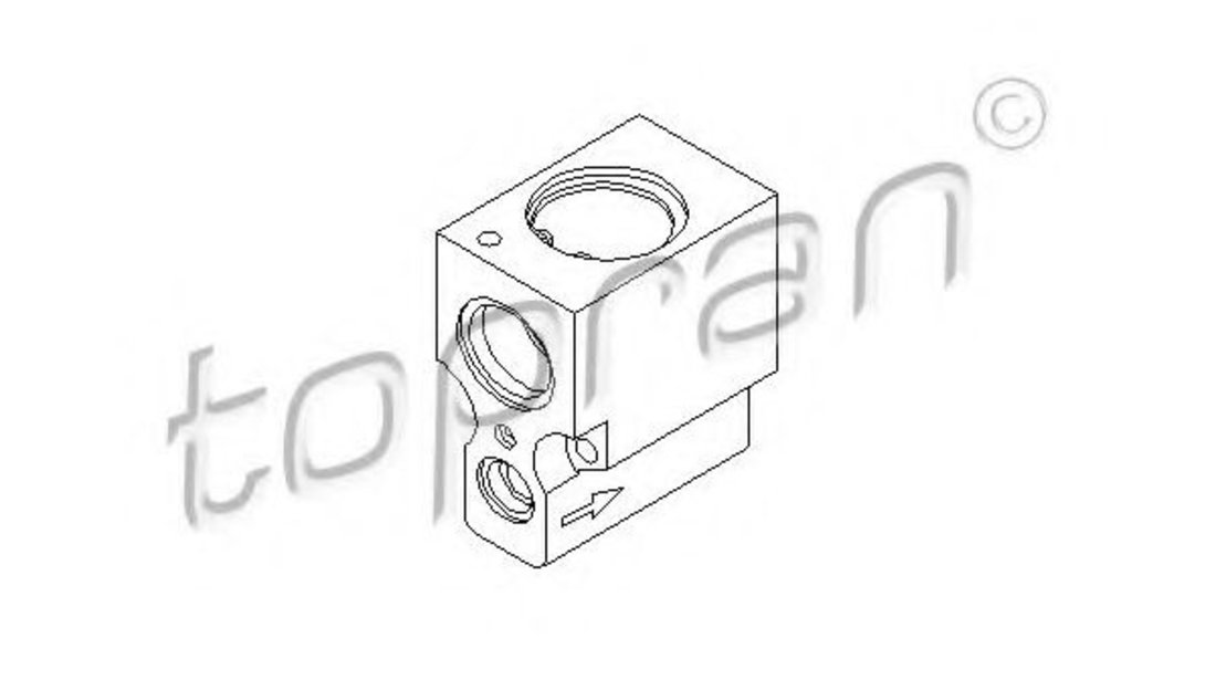 Supapa expansiune, clima AUDI TT (8N3) (1998 - 2006) TOPRAN 108 924 piesa NOUA