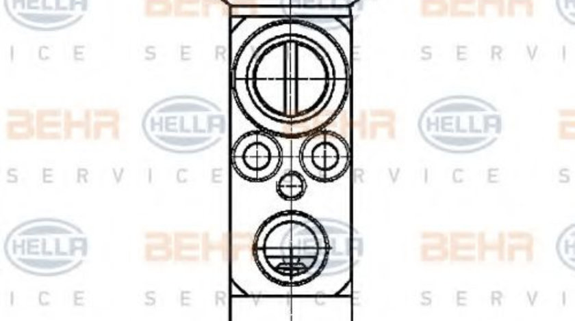 Supapa expansiune, clima MERCEDES CLK (C209) (2002 - 2009) HELLA 8UW 351 239-401 piesa NOUA