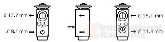 Supapa expansiune, clima OPEL VECTRA C (2002 - 2016) VAN WEZEL 37001352 piesa NOUA