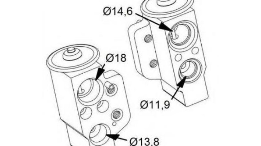 Supapa expansiune clima Skoda OCTAVIA (1Z3) 2004-2013 #3 1K0820679