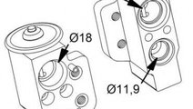 Supapa expansiune, clima SKODA YETI (5L) (2009 - 2...