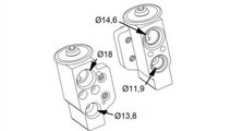 Supapa expansiune clima Volkswagen VW CADDY III ca...