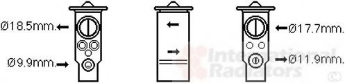 Supapa expansiune, clima VOLVO V70 II (SW) (2000 - 2007) VAN WEZEL 59001171 piesa NOUA