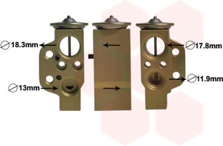 Supapa expansiune, clima VW TOUAREG (7LA, 7L6, 7L7) (2002 - 2010) VAN WEZEL 74001076 piesa NOUA