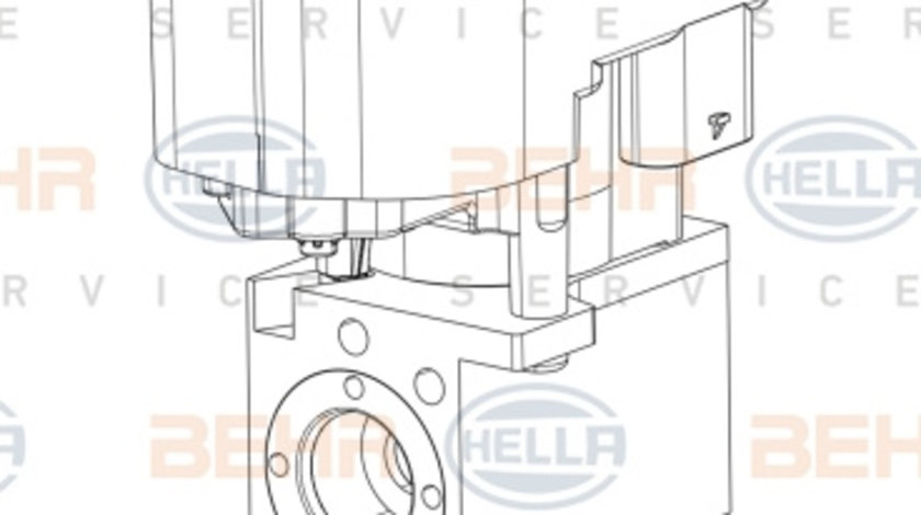 Supapa magnetica, instalatie magnetica (8UW351008371 HELLA) AUDI