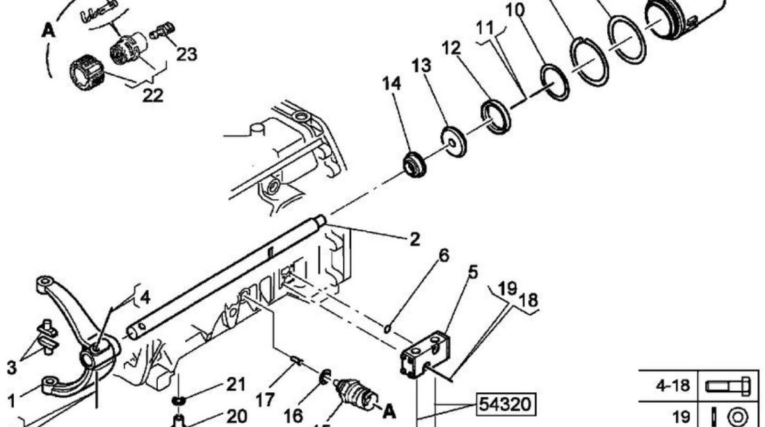 Supapa schimb sferturi si jumatati Renault Magnum CMG 5001855098