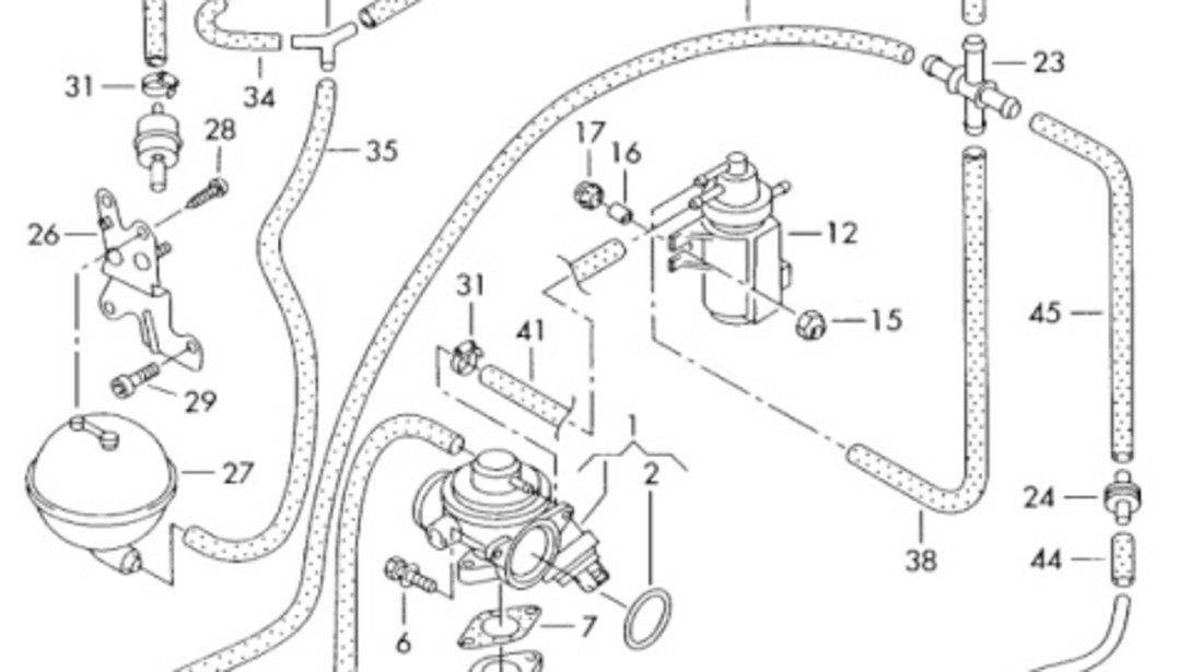 Supapa vacuum ​Audi A6 C7 (4G5) avant 2013 3.0 TDI OEM 1K0906283A