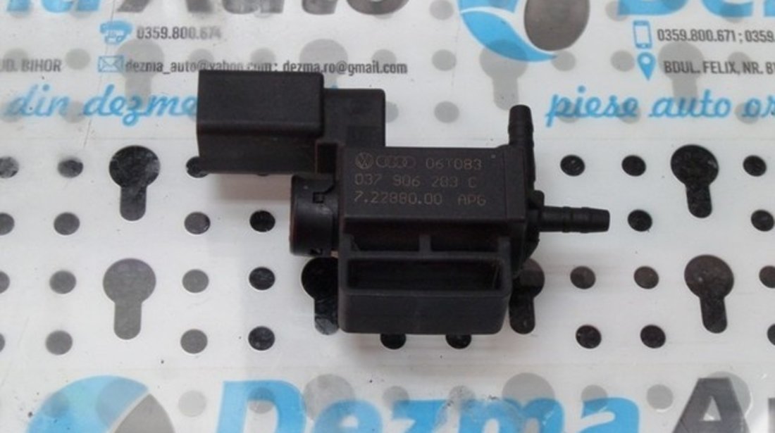 Supapa vacuum, cod 037906283C, Audi A4 (8EC, B7) 3.0tdi, ASB, (id:13620)