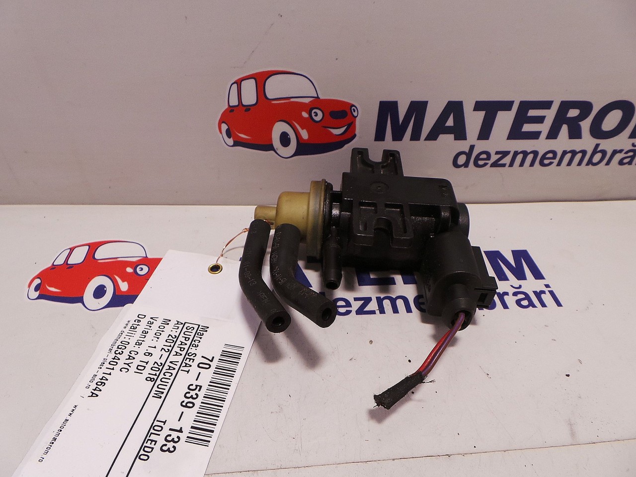 SUPAPA VACUUM SEAT TOLEDO TOLEDO 1.6 TDI - (2012 2019)