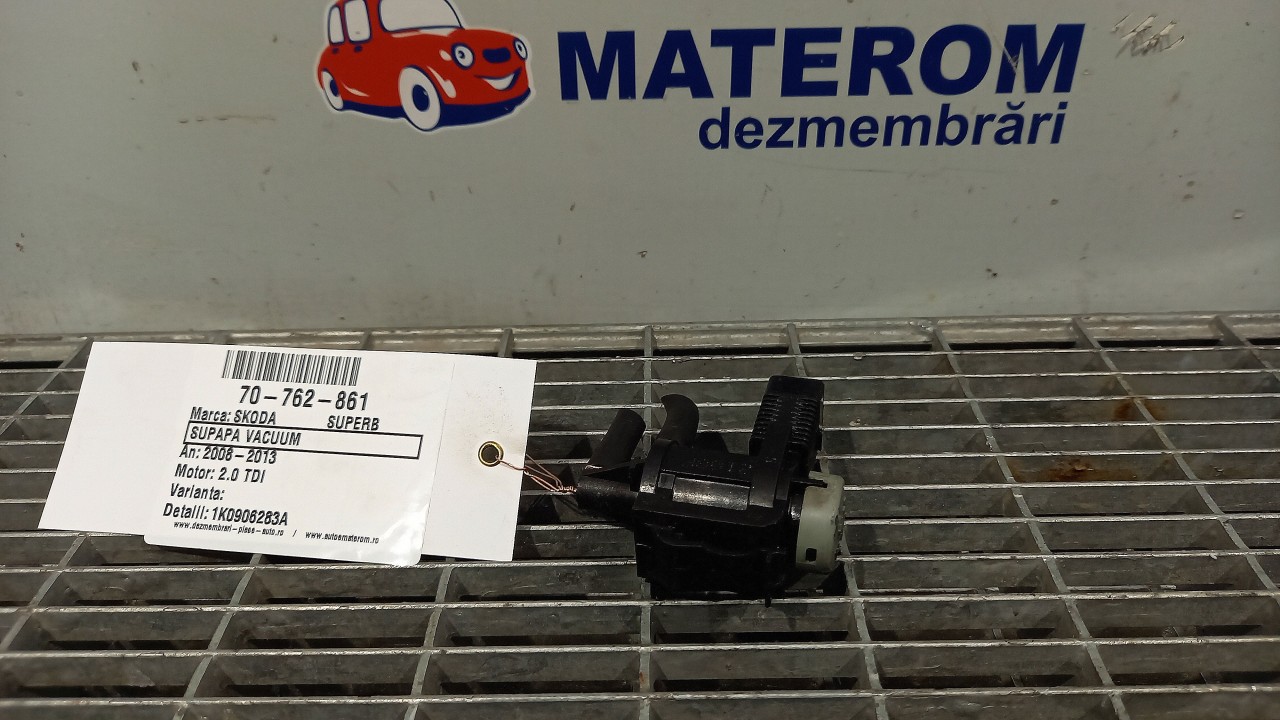 SUPAPA VACUUM SKODA SUPERB 2.0 TDI - (2008 2013)