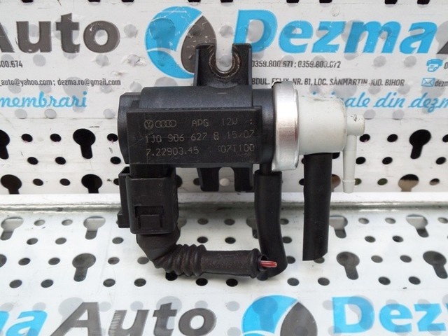 Supapa vacuum turbo, cod 1J0906627B, Audi A4 (8EC, B7) 2.5 tdi, (id:185414)