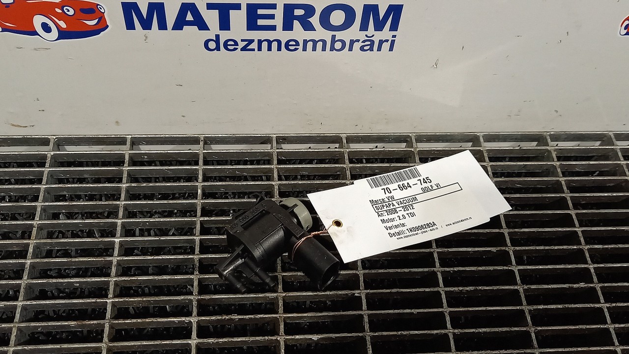 SUPAPA VACUUM VW GOLF VI 2.0 TDI - (2008 2012)