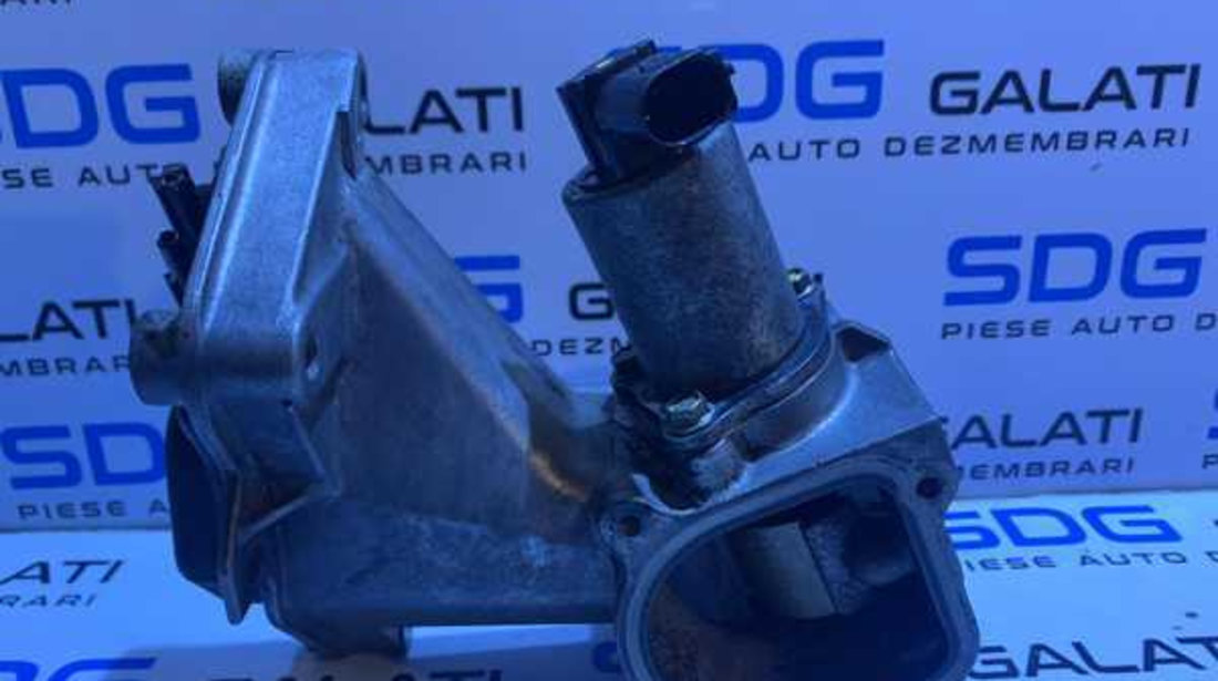 Supapa Valva EGR cu Suport si Vas Rezervor Vacuum Renault Laguna 2 2.2 DCI 2001 - 2007 Cod 8200056350 H7700107471