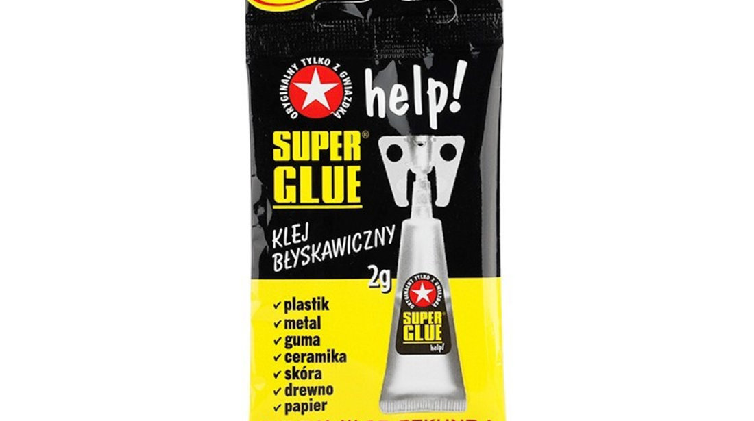 Super Glue Ajutor! Lipici Instant, 2 G 33040