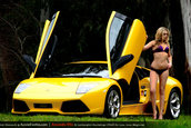 Super Pictorial: Amanda Ellis plus Lambo Murcielago LP640