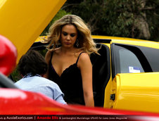 Super Pictorial: Amanda Ellis plus Lambo Murcielago LP640