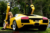 Super Pictorial: Amanda Ellis plus Lambo Murcielago LP640