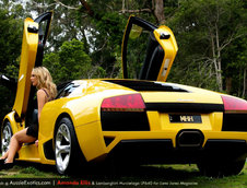 Super Pictorial: Amanda Ellis plus Lambo Murcielago LP640