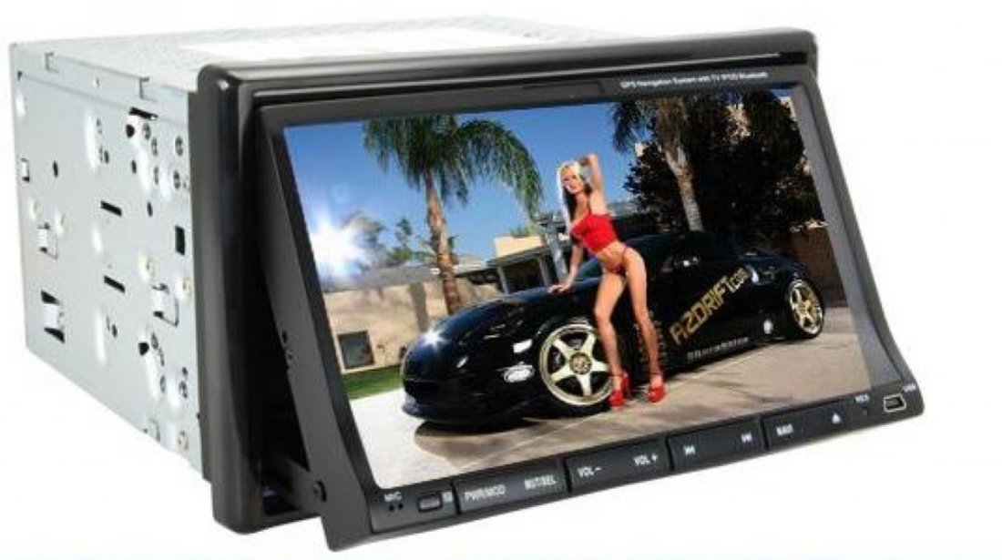 SUPER PRET!!! DVD 2 DIN CU GPS TV TUNER, TUCHSCREEN, DIVX, USB , SD SI CAR-KIT