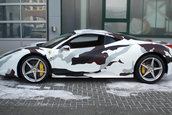 Supercar army: Ferrari 458 Italia camuflat