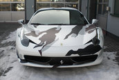Supercar army: Ferrari 458 Italia camuflat