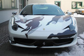 Supercar army: Ferrari 458 Italia camuflat