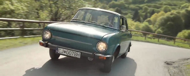 Superdotari pe o Skoda din anii '70