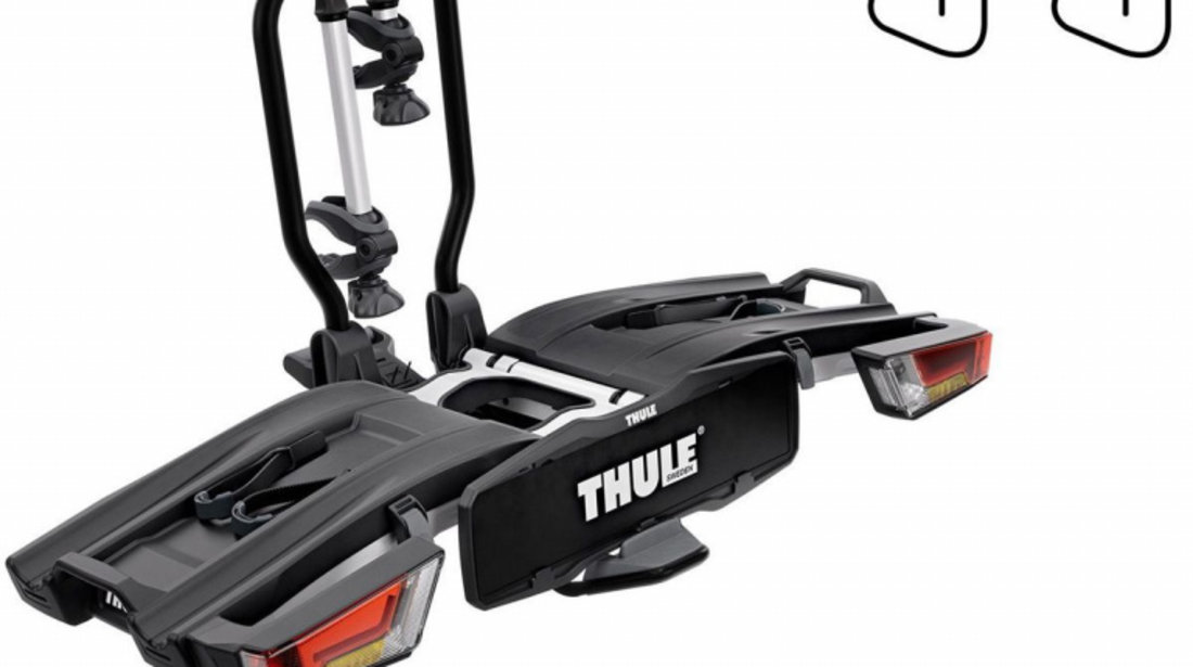 Suport 2 biciclete cu prindere pe carligul de remorcare auto Thule EasyFold XTF 2