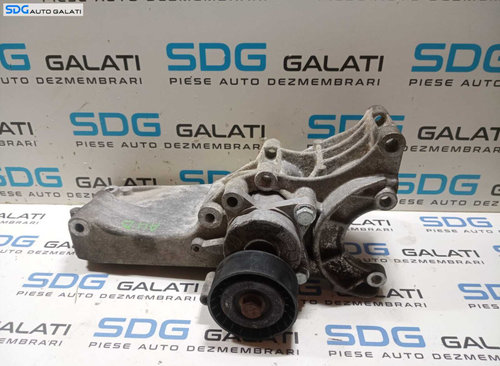 Suport Accesorii Compresor si Alternator cu Rola Intinzatoare Hyundai Tucson 1.4 B 2004 - 2010 Cod 0...