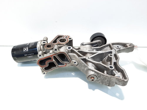 Suport accesorii cu carcasa filtru ulei, cod 06J903143AG, VW Scirocco (137), 2.0 TSI, CAW (id:554688...