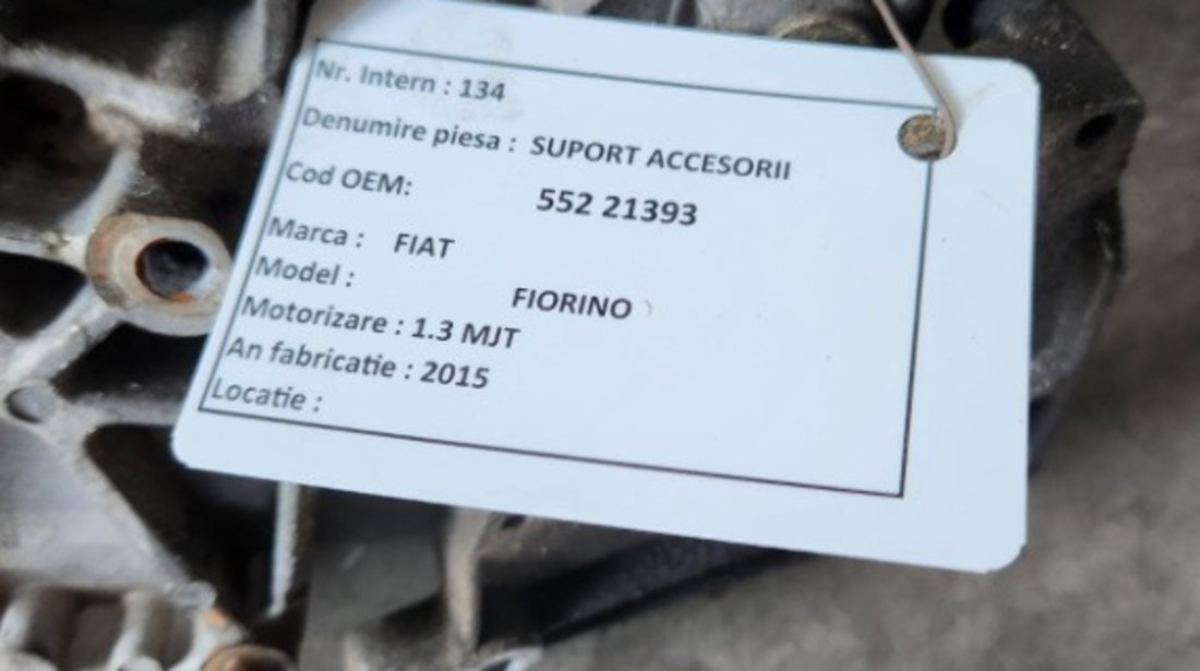 Suport Accesorii Peugeot Bipper 1.3 HDi 55kw 75cp an fabricatie 2015 Cod Piesa : 55221393