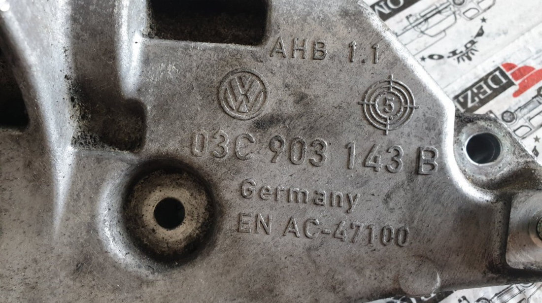 Suport accesorii VW Jetta 3 1.4 TSI 140 cai motor BMY cod piesa : 03C903143B