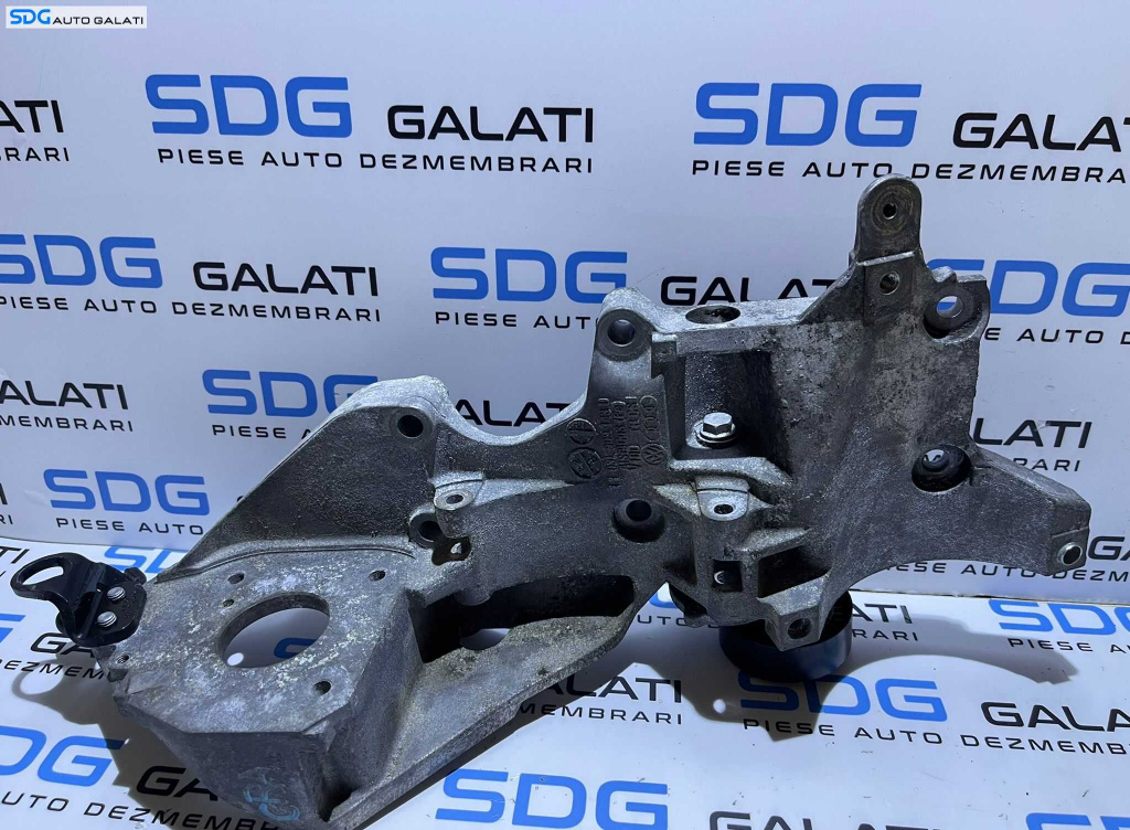 Suport Alternator Accesorii Motor cu Rola Intizatoare Curea Volkswagen Passat B6 2.0 CBAA CBAB CBBB CBAC CBDC 2005 - 2010 Cod 03L903143D [LR0904]
