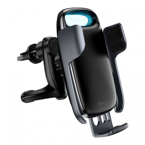 Suport Automat Pentru Telefon Baseus Milky Way 15W Wireless Qi încărcător Auto Negru (WXHW02-01)