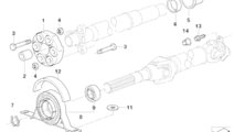 Suport ax cardanic BMW E46 (modelul cu un singur r...