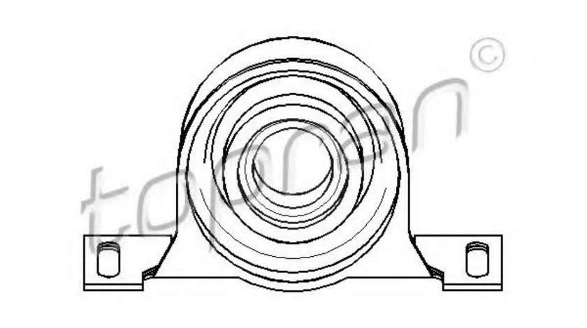 Suport, ax cardanic BMW Seria 7 (E38) (1994 - 2001) TOPRAN 500 014 piesa NOUA