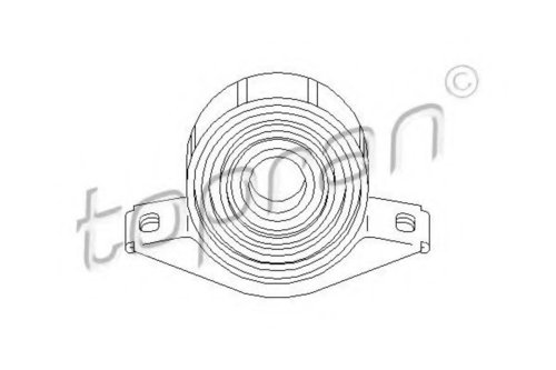 Suport, ax cardanic MERCEDES E-CLASS Cabriolet (A124) (1993 - 1998) TOPRAN 400 084 piesa NOUA