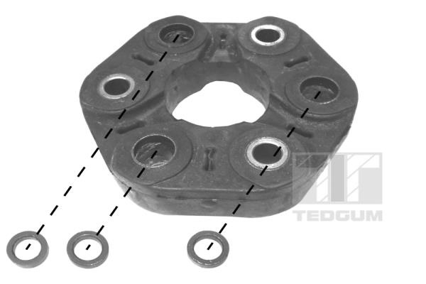 Suport, ax cardanic puntea spate (00720866 TED) VW