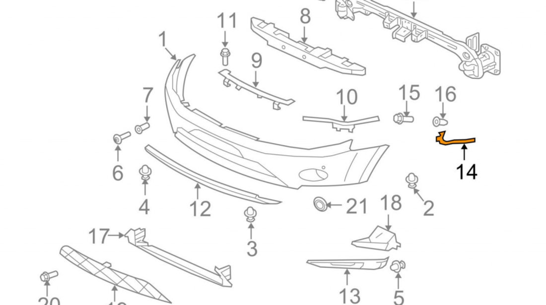 Suport Bara Fata Dreapta Am Mitsubishi Outlander 2 2006-2013 6400A588